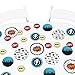 Big Dot of Happiness BAM! Superhero - Baby Shower or Birthday Party Giant Circle Confetti - Party Decorations - Large Confetti 27 Count