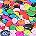 Pack of 40g Over 50pcs PAC Round Shaped Buttons in Multi Color and Multi Size