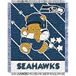 Seattle Seahawks NFL Triple Woven Jacquard Throw (Baby Series) (36"x46")