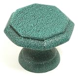Devon knob 1 1/4 in Verdigris