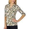 Merona&reg; Women's Split Neck Top - Khaki Print