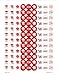 Class of 2016 Graduation Stickers for Hershey Kisses, Set of 324 (Red)