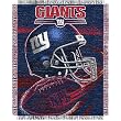 New York Giants NFL Triple Woven Jacquard Throw (Spiral Series) (48x60")"