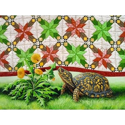 Turtle Quiltscape 500pc Jigsaw Puzzle by Rebecca Barker
