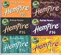 Hempire Hemp Cigarette Rolling Papers 1 1/2 1.5 Set of 6