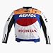 JOE ROCKET HONDA REPSOL GP TEXTILE JACKET WHITE/RED/ORANGE XL