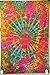 Colorful Tie Dye Mandala Tapestry Hippie Hippy Throw Bedspread Dorm Decor Bohemian Bedspread Bed Cover Bedding Psychedelic Tapestry Picnic Beach Sheet Coverlet