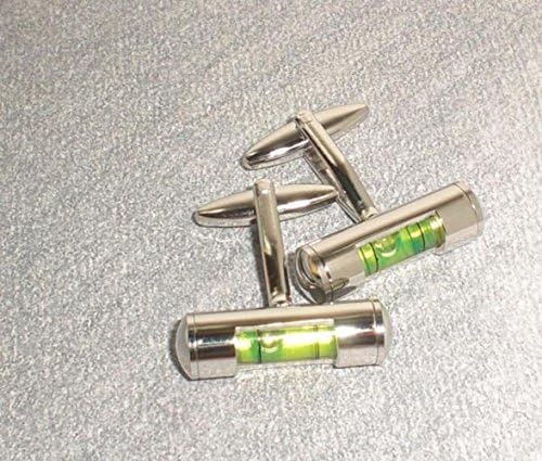 Supper Mary Green spirit level cufflinks male shirt sleeve button fun cufflinks