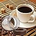 RC Mini Hand-Crank Coffee Bean Grinder Manual Coffee Grinding Mill 120g With Brush & Lid - Brown