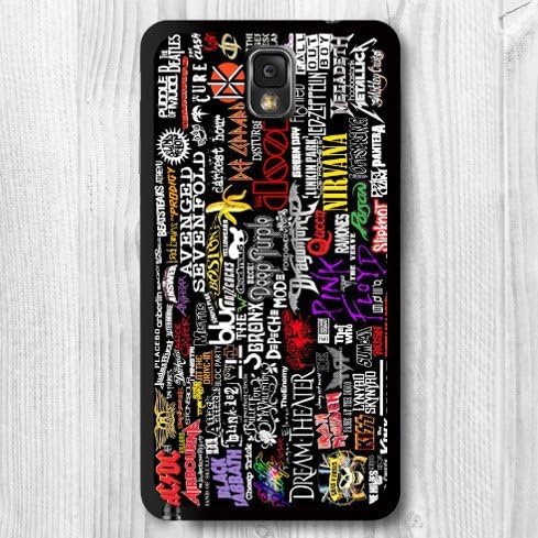 Samsung Galaxy Note 3 Case Set, Music Band Collection Protective Cover Case for Galaxy Note 3 + Screen Protector + Earphone Anti Dust Plug + Retail Package (Boombox Music 2)