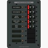 Blue Sea 8676 Panel Rocker Dc 8 Pos - Electrical Components - Blue Sea System