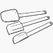 Norpro 3009 3-piece Spatula Set