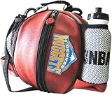 Nuggets NBA Basketball Ballbag with Pockets and Water bottle