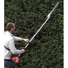 4 In 1 Petrol Long Reach Hedge Trimmer Multi-Cutter
