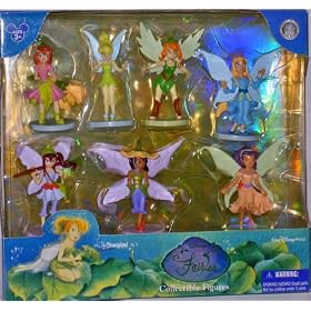 Disney Fairies with Tinker Bell WDW Figurine Figure Set