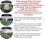 Indoor Furnitures item: The Insider's Make An Extra Income, Godfather Principles and Biz Networking for Nursery Furniture Sets On-line Biz Package (3 CDs)
