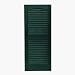 Builders Edge, Inc. 010140036028 Open Louver Vinyl Shutters