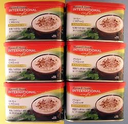 Maxwell House International Caf&eacute; Irish Cream Cappuccino, 5.8-Ounce Packages-SIX CANS