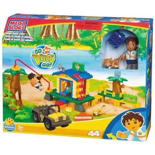 Childrens Toyshop  Toys : Mega Bloks Diego's Animal Rescue Center