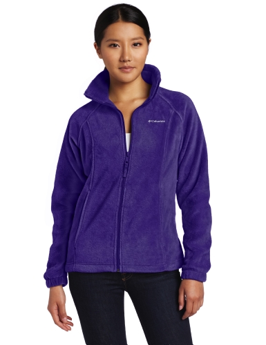 Columbia Women's Benton Springs Full Zip, Hyper Purple, Medium
