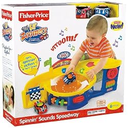 FISHER-PRICE LIL ZOOMERS SPINNIN SOUNDS SPEEDWAY