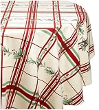  : Lenox Holiday Gathering 60-inch by 84-inch Oval Tablecloth