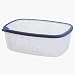 Rubbermaid FG5188RDBLUE Flex & Seal Rectangle 4-1/2-Quart Food Storage Container