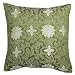 Decorative Handmade Silky Green Cushion Cover / Pillow Sham - Chinese Lotus Flower Design