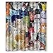 BravoVision Fashion Custom Cats Painting Waterproof Polyester Fabric Shower Curtain 60