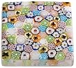 Murano Glass Paperweight, Embedded Millefiori