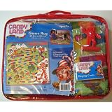 Candy Land Game Rug 39.5" X 39.5" With 4 Gingerbread Men Pieces