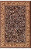 2'8 x 4'11 Central Oriental Reflections Sarouk 5610 - Navy Rectangular