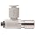 SMC AS Air Flow Control Valve, PBT & Nickel Plated Brass, Elbow, Screwdriver Adjusting, Metric Thread Male X Push-to-Connect Fitting
