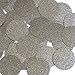 Round Sequin 40mm Sand Beige Metallic Sparkle Glitter Texture Couture Paillettes