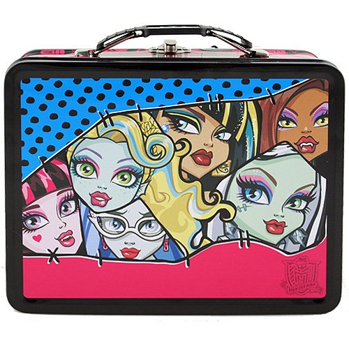 Monster High Freaky Fab Embossed Metal Lunch Box Carry-All