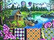 MINI - Floating Over Sisters Mini 7x9 100pc Jigsaw Puzzle by Diane Phalen
