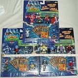 Butt Ugly Martians - Miniture Collectible Figures with Character Cards - Pack 1, 2 and 3 - 18 characters and cards included (not a full set of 24) - Made by Hasbro in 2001IMAGE