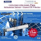 UMTS HSDPA 3G Yagi Antenne 15dBi Gewinn 10Meter Kabel Huawei E159 ,Huawei E160, Huawei E160E, Huawei E160G ,Huawei E161, Huawei E169, Huawei E176, Huawei E1762, Huawei E176G, Huawei E1820, Huawei E196E, Huawei E196G, Huawei E600, Huawei E612, Huawei E618, Huawei E620, Huawei E621, Huawei E630, Huawei E660, Huawei E660A, Huawei EC321 , Huawei E1550, Vodafone Mobile Connect Card Huawei, eplus notebook Card neues Modell, T-Mobile web n walk USB Stick IV, T-Mobile Xtra Stick Basic, Fonic USB Internet Stick, O2 Surf Stick 2 (E160), O2 Surf Stick 3, Aldi Medion Stick S4011, N24 Internet Stick (Surf Stick E160E), O2 Tchibo Internet Stick, BildMobil Stick,Kabel Deutschland Internet Stick, Klarmobil XS Stick W12, ProSieben Stick und alle USB-Sticks Telefons oder Datenkarten mit CRC-9