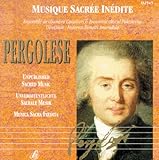 Pergolesi. CD. Unveroeffentlichte sacrale Musik-
