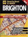 AA Street by Street Z-map Brighton