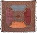 Square Wool Scarves Winter Accessories Handmade Gifts 42 x 42 inches (sjmwr038)