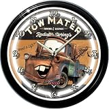Disney Pixar Cars Tow Mater Neon Wall Clock..Also Available,Winnie the Pooh,Disney Princess,Toy Story,little Mermaid,if it's Neon we have it!