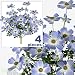 FOUR Pieces of 23" Artificial Cosmos Flower Bushes