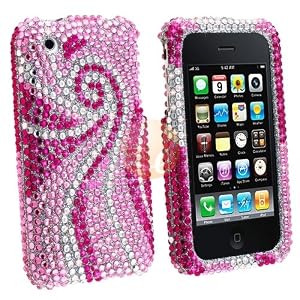 Rhinestone Bling Diamond Crystal Case for iPhone 3G 3Gs