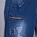 Makkrom Men's Casual Joggers Denim Pants Ripped Broken Hole Jeans
