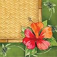 Creative Converting 16 Count 3-Ply Dessert/Lunch Napkins, Bamboo Weave