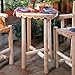 Cedar Log Bistro Table