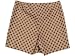 INC International Concepts Plain Front Shorts, Nut/Vanilla, 12