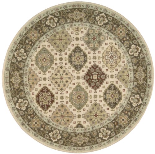 Nourison Alexandria AL02-MTC 7'5x7'5 Area Rug Round Machine Made Wool Multi-Color