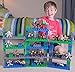 Premium Big Briks Blue, Green, and Gray Baseplate Tower Construction Set - 96 Pack Bundle (Big LEGO DUPLO Compatible) - Large Pegs